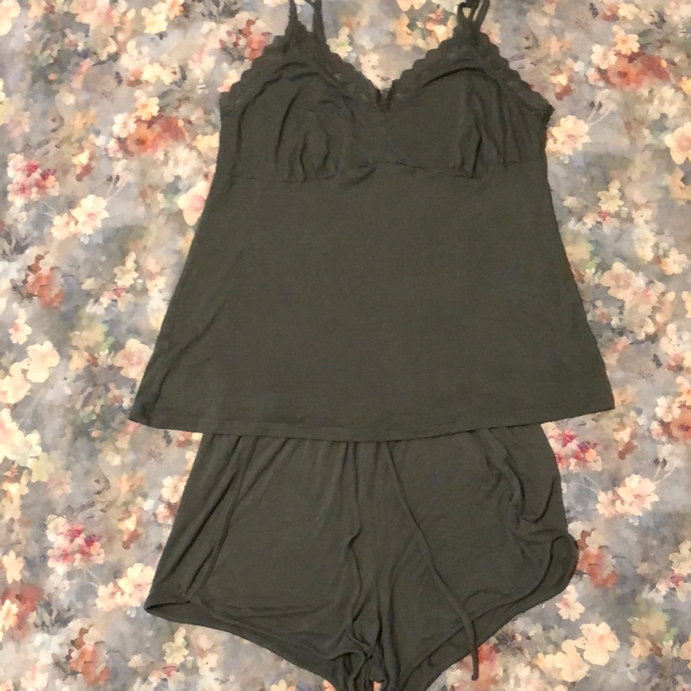 Charcoal Grey La Vie En Rose Sleepset